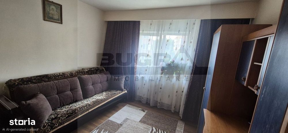Apartament 2 camere, 50 mp + balcon, etaj intermediar, zona Plopilor — fotografia 1