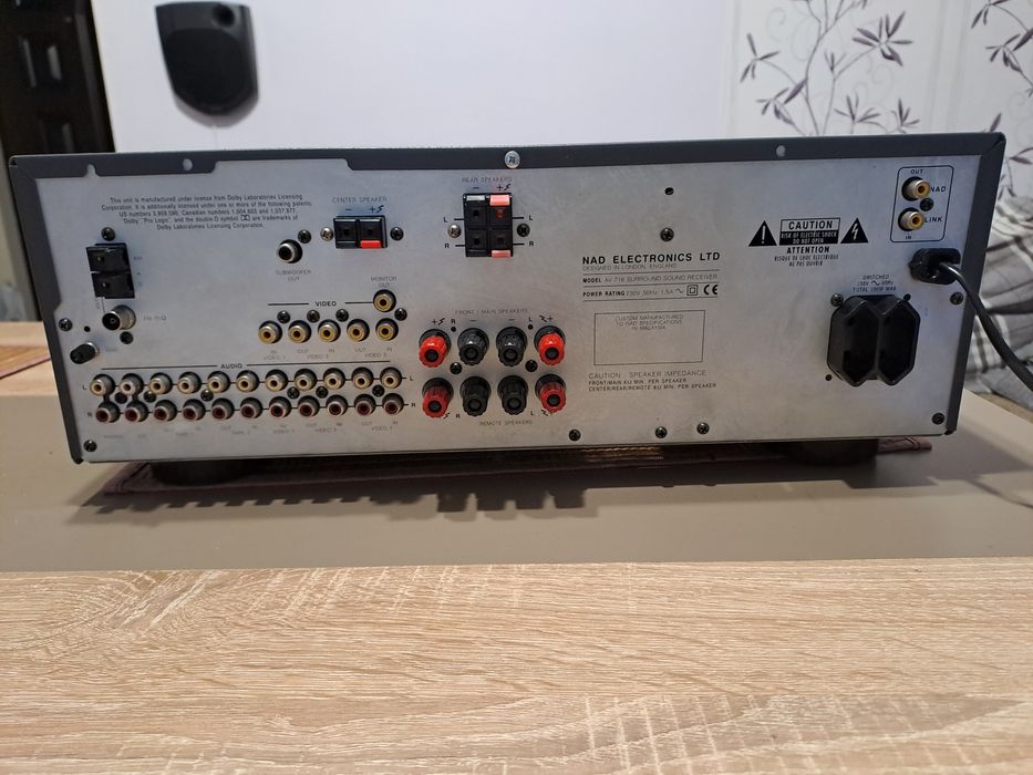 NAD AV-716 amplituner multicanal, DEFECT, lipsa etaje finale