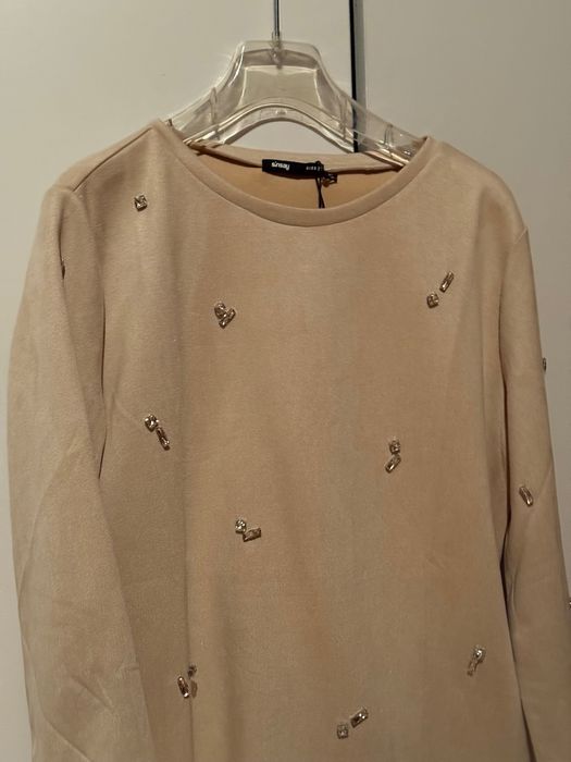 Rochie medie bej - Sinsay L