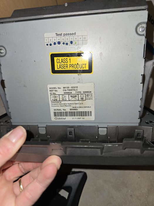 CD Radio MP3 Toyota Yaris