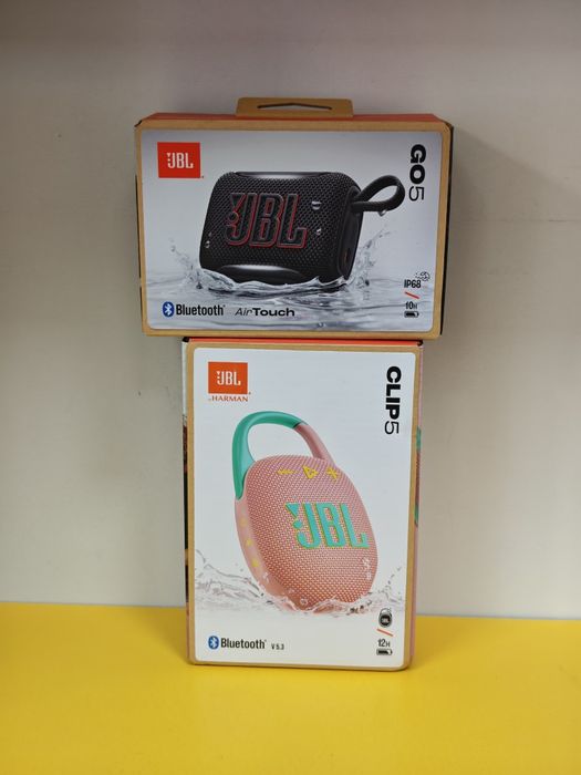 Boxe Jbl Go 5 și Clip 5