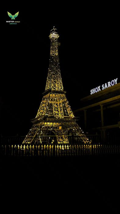 Paris Eyfel minorasi  maketi 3d