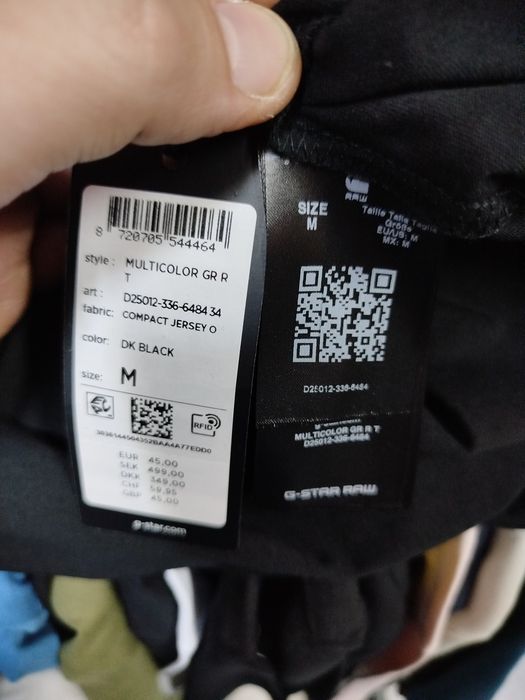 Оригинална тениска G-Star Raw Multicolor M , L , XL нова мъжка черна