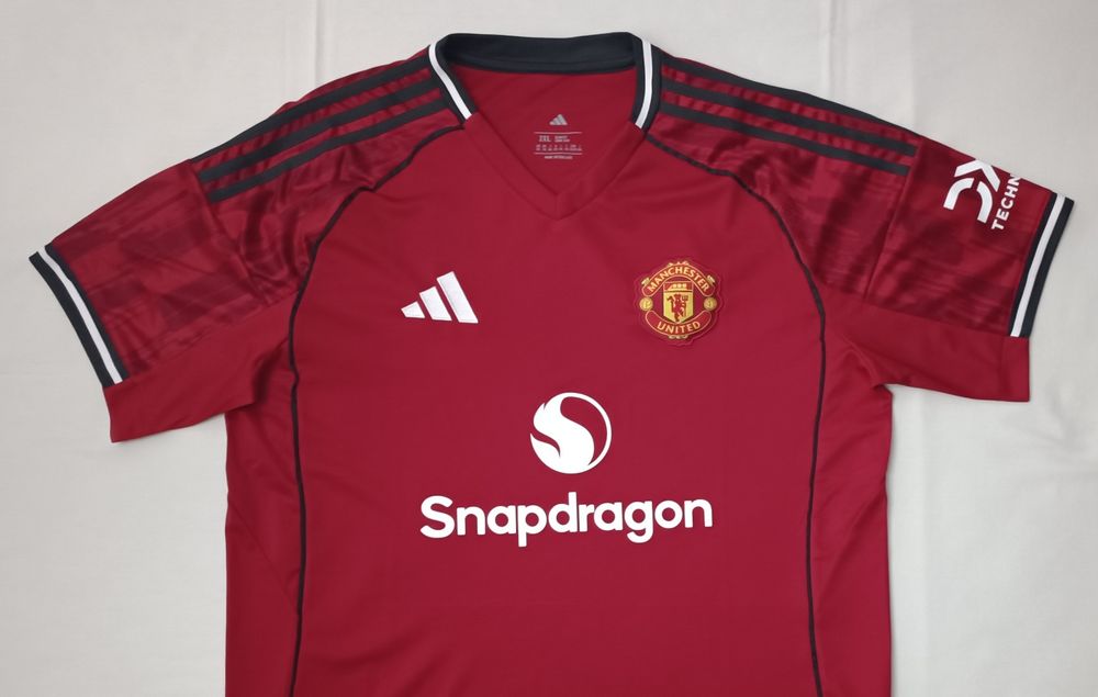 Adidas Manchester United 2025/26 Home Jersey тениска 2XL Адидас футбол
