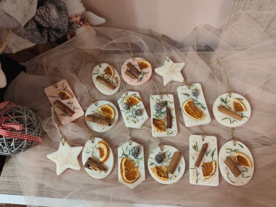 Букет с цветя от соев восък