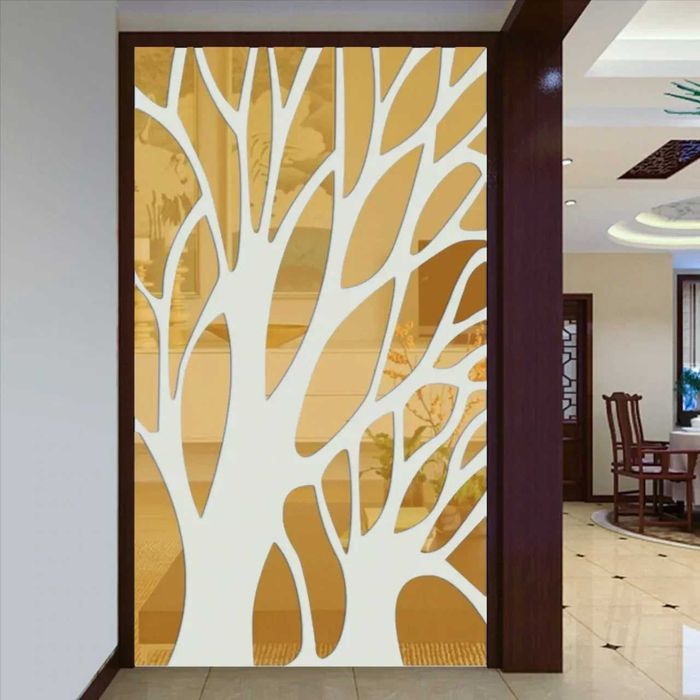 Золотое зеркало и серебряное зеркало.