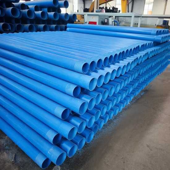 Teava foraje puturi apa PVC + filtre | Cu filet și mufă | 125-250 mm