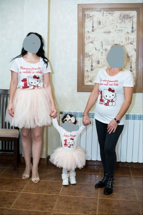 Set fuste tulle mama-fiica pt petreceri/mot.