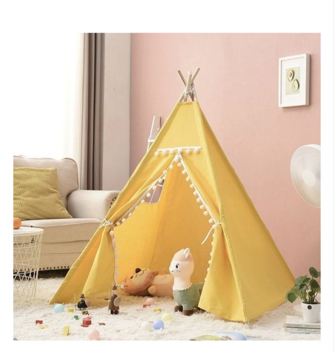Вигвам детский желтый