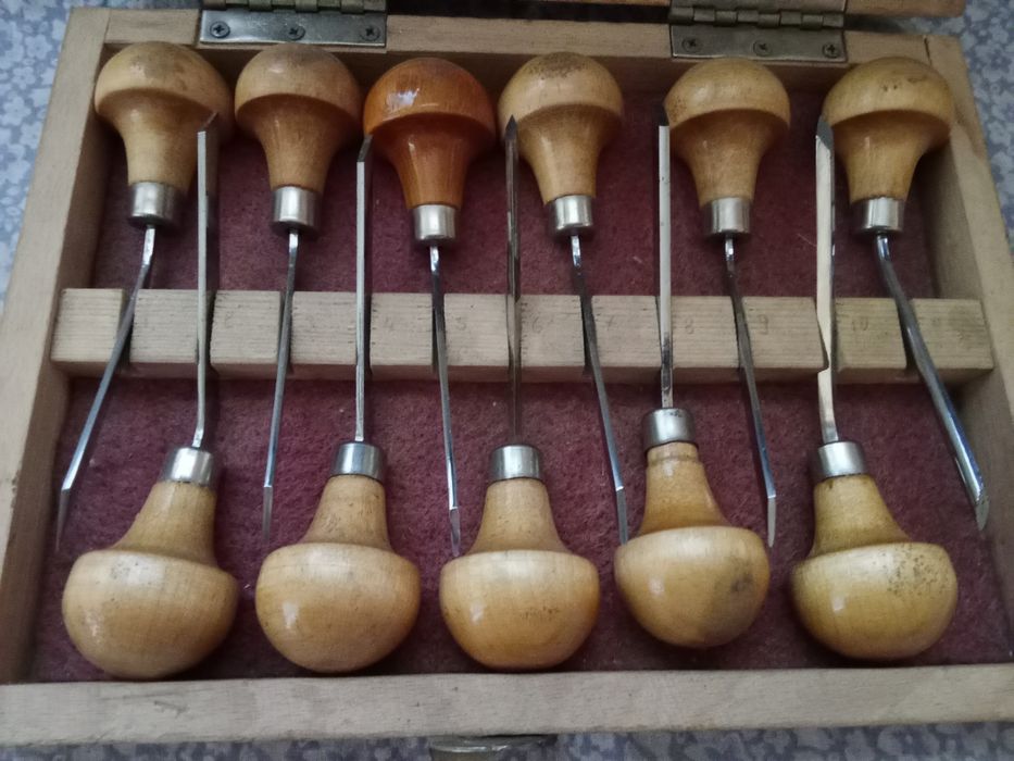 Набор штихелей по металлу СССР. Состояние ЛЮКС