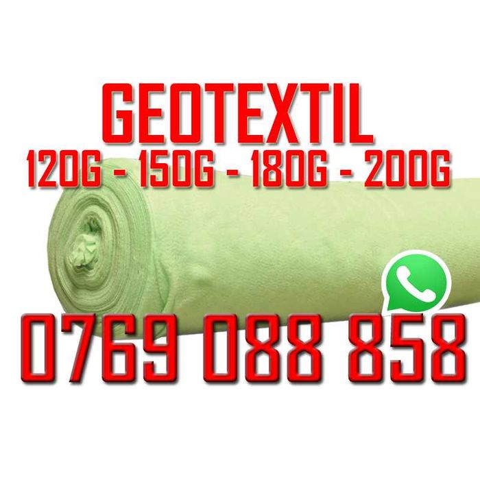 Folie Geotextil 120g, 150g, 180g, 200g - Giurgiu