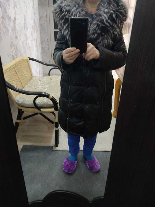 Кожаная дубленка, натуралка, 8 мкр