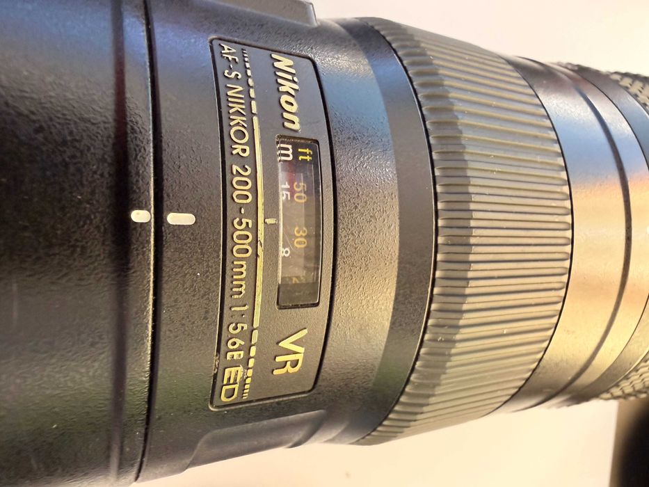 Teleobiectiv Zoom Nikon AF-S 200-500mm DSLR F5.6E ED VR