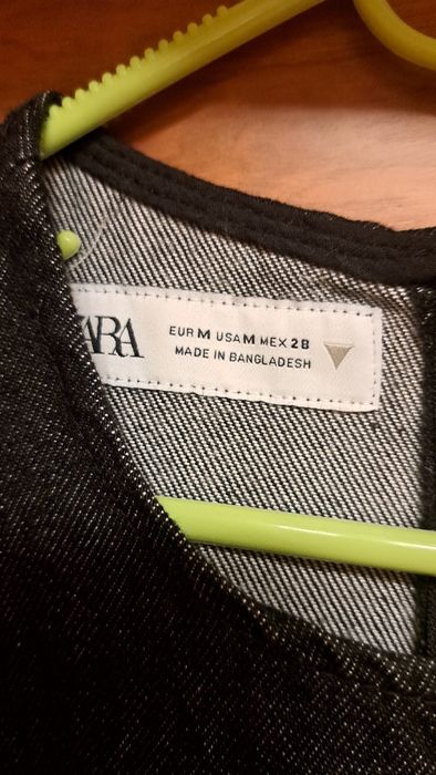 Zara рокля тъмен деним