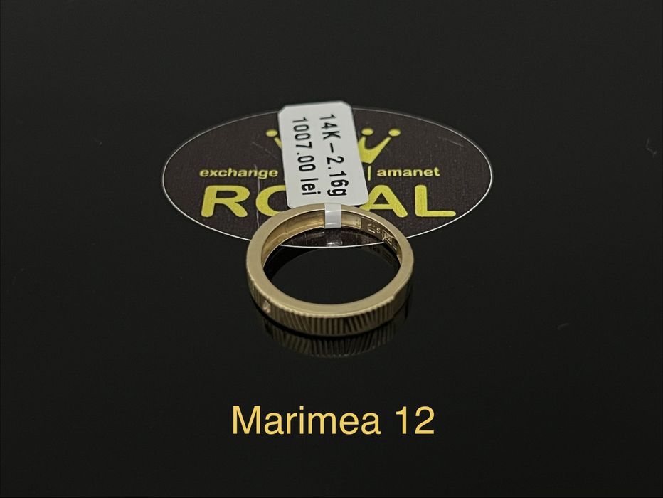 Bijuteria Royal CB: Inel dama aur nou 14k 2,16gr