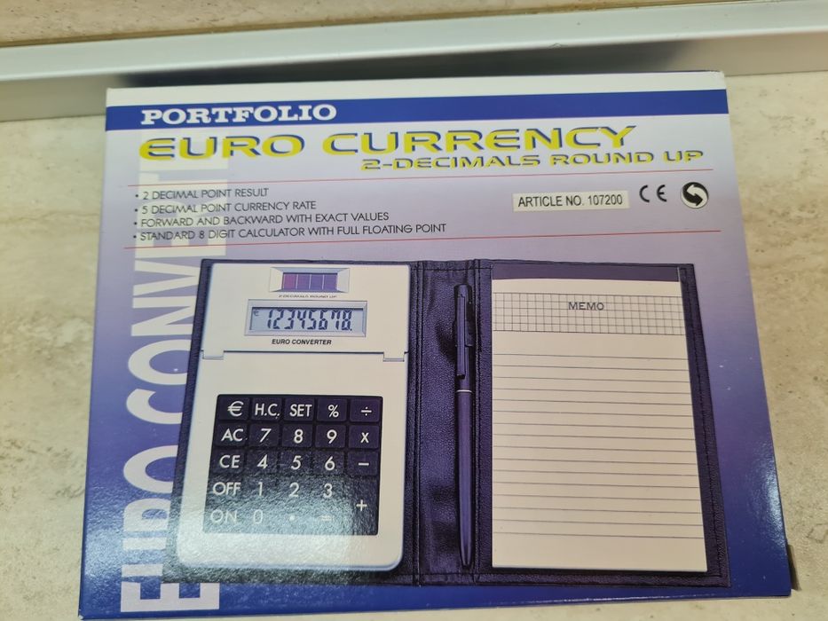 Калкулатор с бележник и химикал