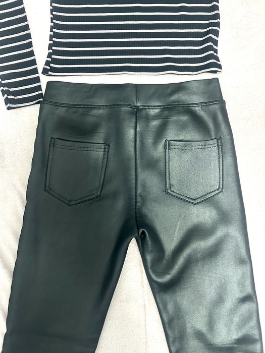 Set Pantaloni/colanti foarte grosi+bluză marimea S