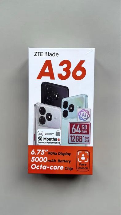 Продам новый ZTE blade A36