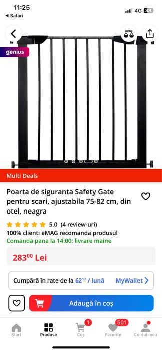 Poarta de siguranta pentru copii