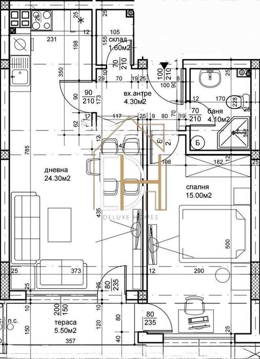 Продава се Двустаен апартамент в Пловдив, Христо Смирненски - 72 кв.м за 1250 €/кв.м - Снимка #7