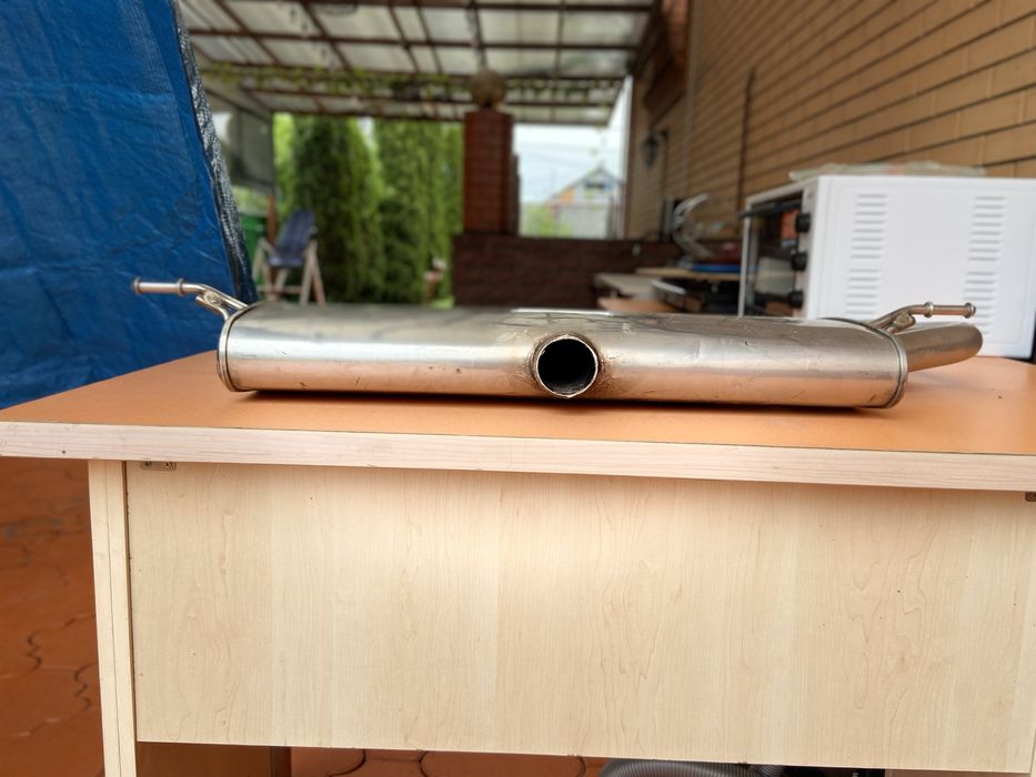 Глушитель ауди как новый