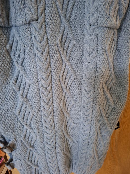 Дълга, плетена, нова рокля