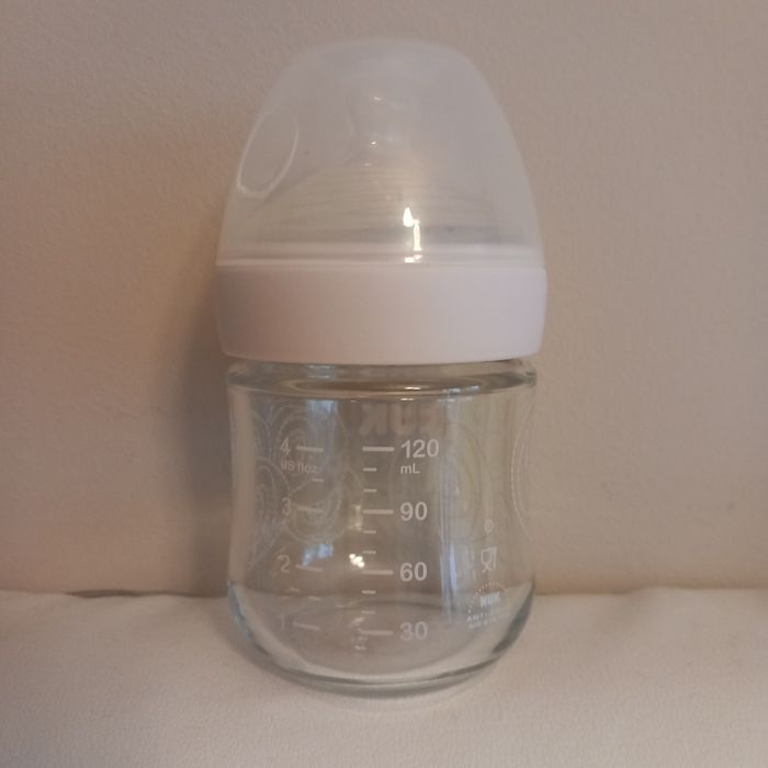 Biberon NUK Nature Sense din sticla, 120 ml