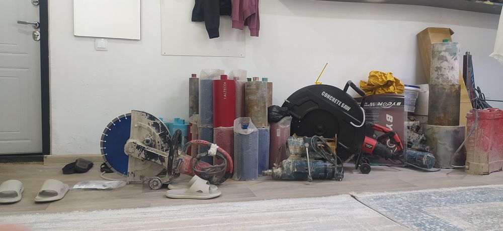 Бетон тешиш ва кесиш. Металлом оломан рангли ва рангсиз