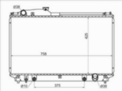 Радиатор  Lexus Ls 430