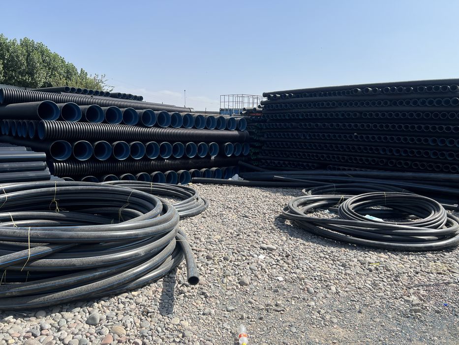 Гофра труба Gofra truba трубы 100-800 ПВХ ПНД трубы, фитинги ЗАВОД