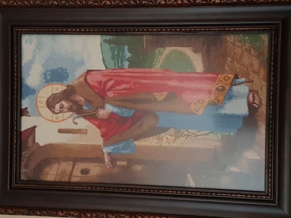 Гоблен Иисус чука на вратата