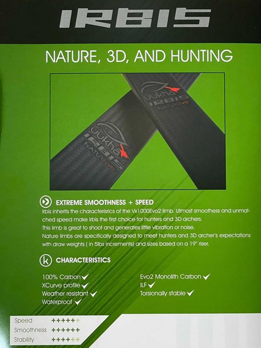 Brațe  arc UUKHA IRBIS