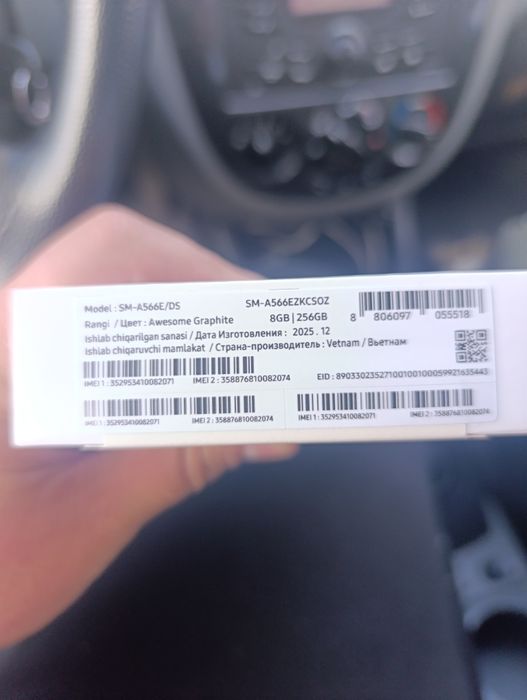 Sotiladi a56 256gb yengi