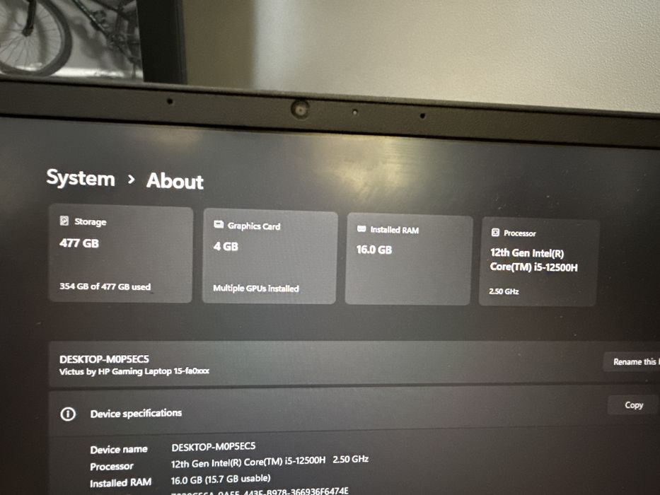 hp victus 15 обмен