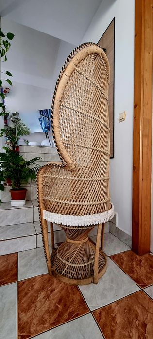 Fotoliu din ratan Emmanuelle Peacock