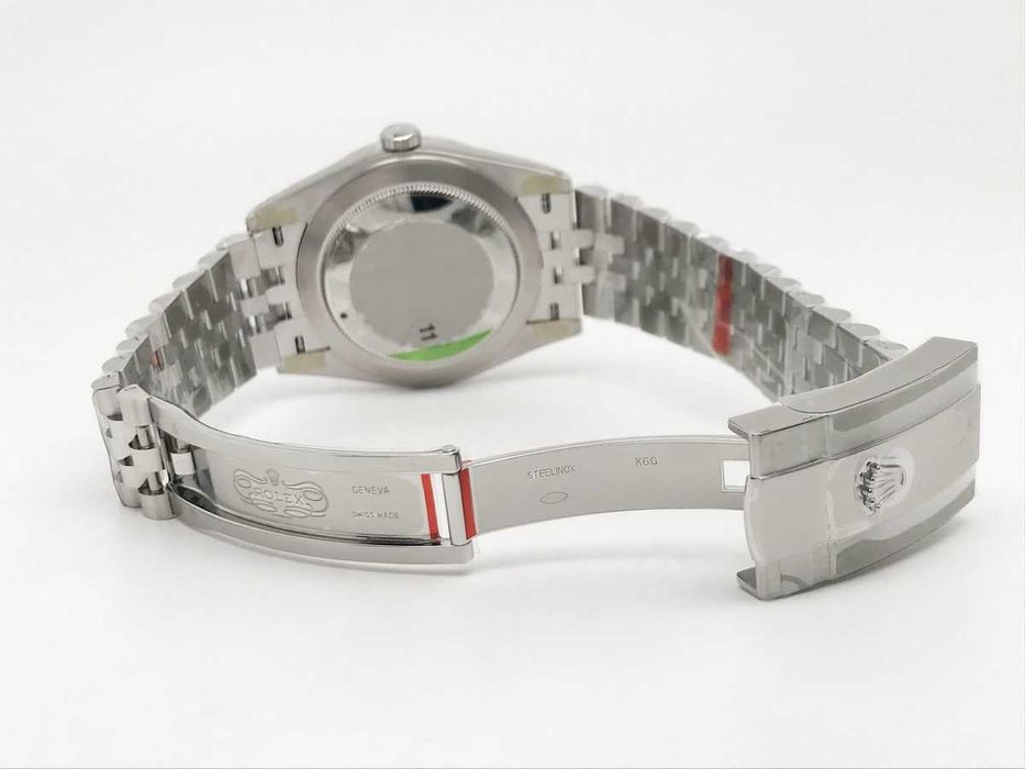 Rolex Datejust 41mm Fluted Bezel Grey Roman Dial Jubilee – мъжки часовник – реални снимки