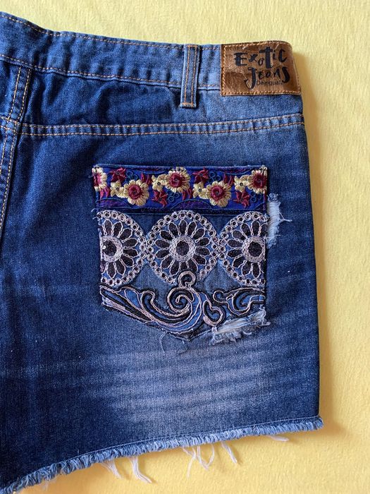 Дънкови къси панталони