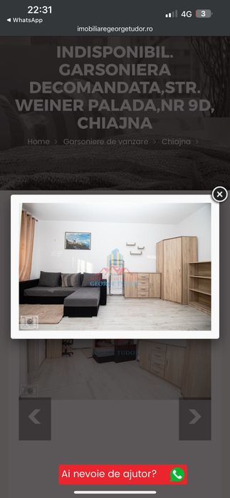 Garsonieră Chiajna proprietar