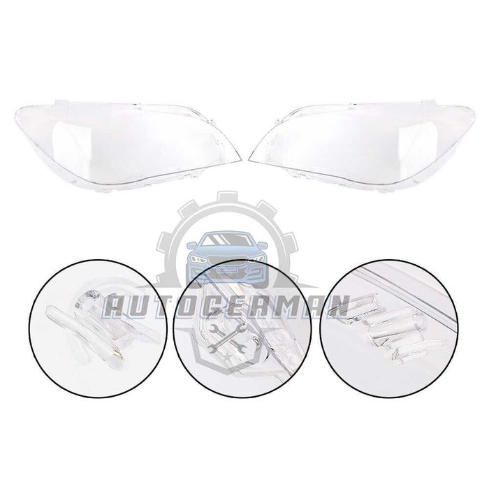 Капаци фарове BMW 7 Series F01 F02 (08-15) стъкло фар крушки БМВ 7 Серия Ф01 Ф02 xenon