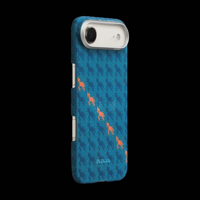 PITAKA Edge Rides MagSafe Калъф за iPhone 17 Air Indigo- Aramid Fiber