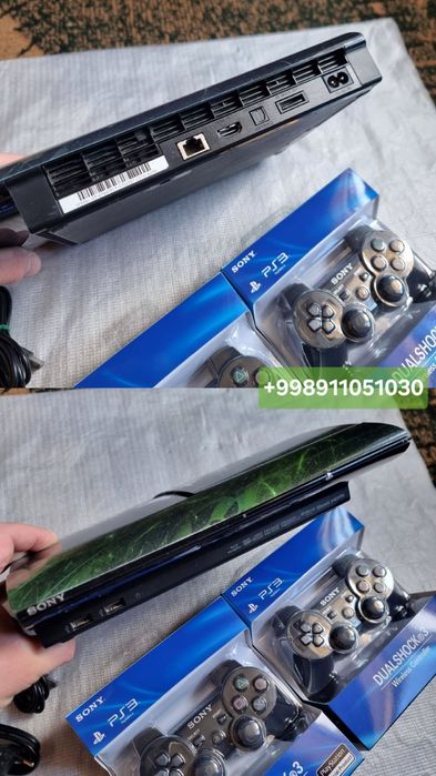 PS3 super slim 500 GB + Top Games