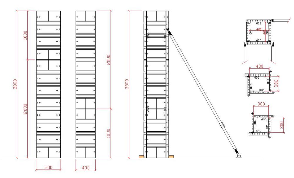 Опалубка для колонны ( комплект ) Kolon Kalıbı Türkiye