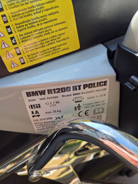Motocicleta electrica copiii BMW Politie
