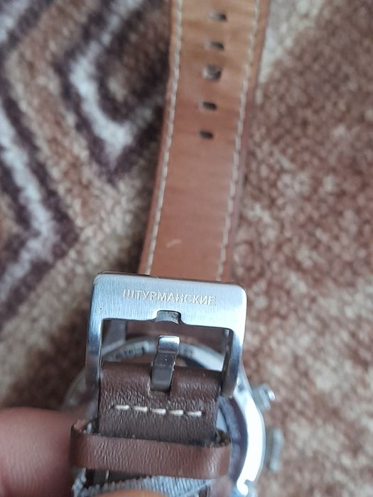 Poljot Штурманские.Рядък мъжки кварцов хронограф