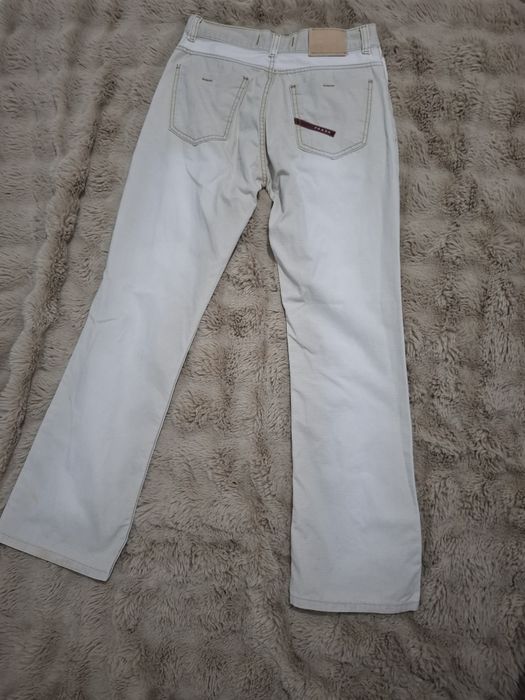 Blugi PRADA Albi Marimea 38