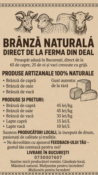 Branza naturala