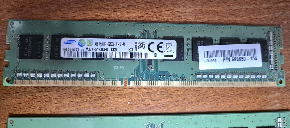 Ram pc DDR3 4GB pc12600 (1600 mhz)