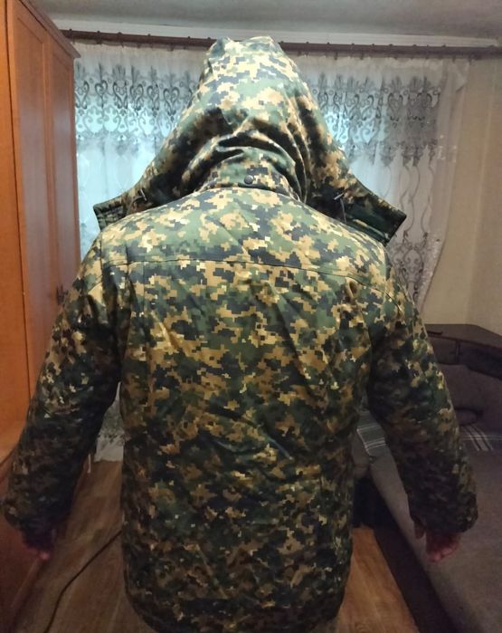 Зимний армейский бушлат