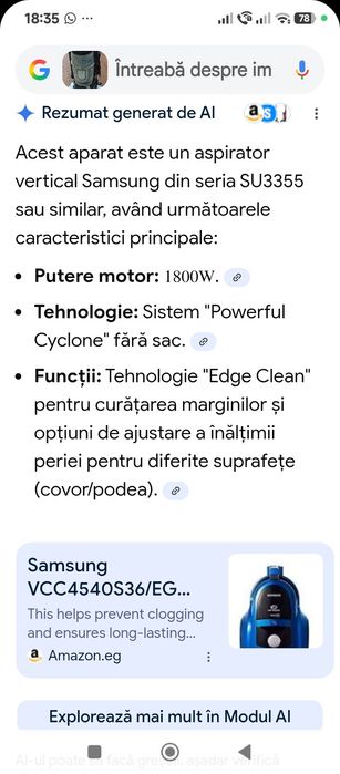 Aspirator covoare