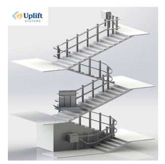 Инвалидный подъёмник (Наклонная безбарьерная подъёмная платформа)
